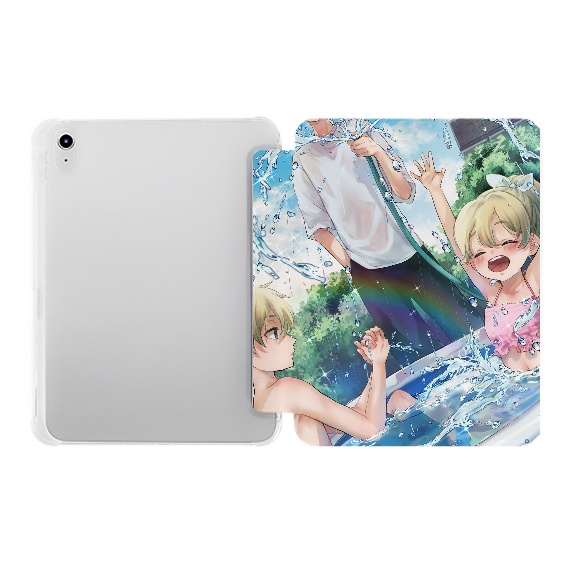 （画像用） 東京リベンジャーズ Tokyo Revengers IPad ケース ペン収納付き 三つ折りスタンド PUレザー×シリコン 対応機種9.5/10.5/10.9インチ